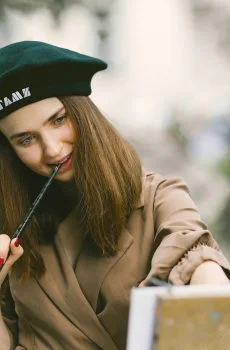 Emerald Shadow Beret