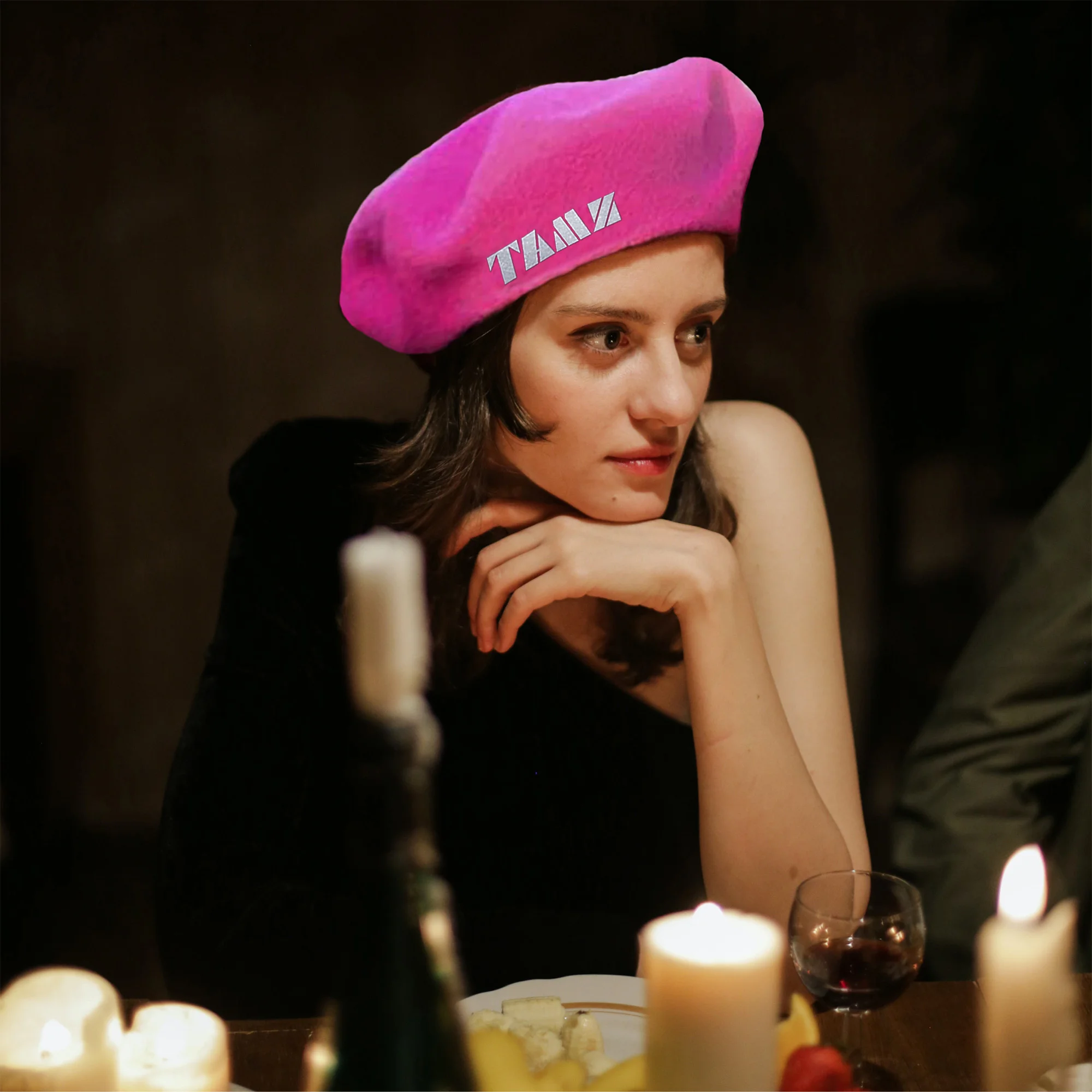 Blush Bombshell Beret